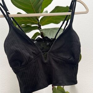 Aerie Lace Black Bralette